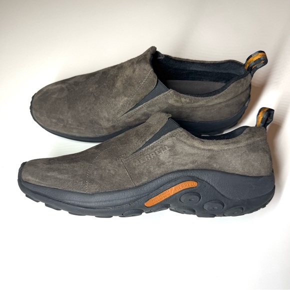 Merrell Men's Jungle Suede Moc Shoes Dark Brown Suede Slip-Ons Size- 13 - Picture 8 of 10